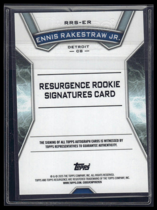 2024 Topps Resurgence #RRS-ER Ennis Rakestraw Jr. Resurgence Rookie Signatures