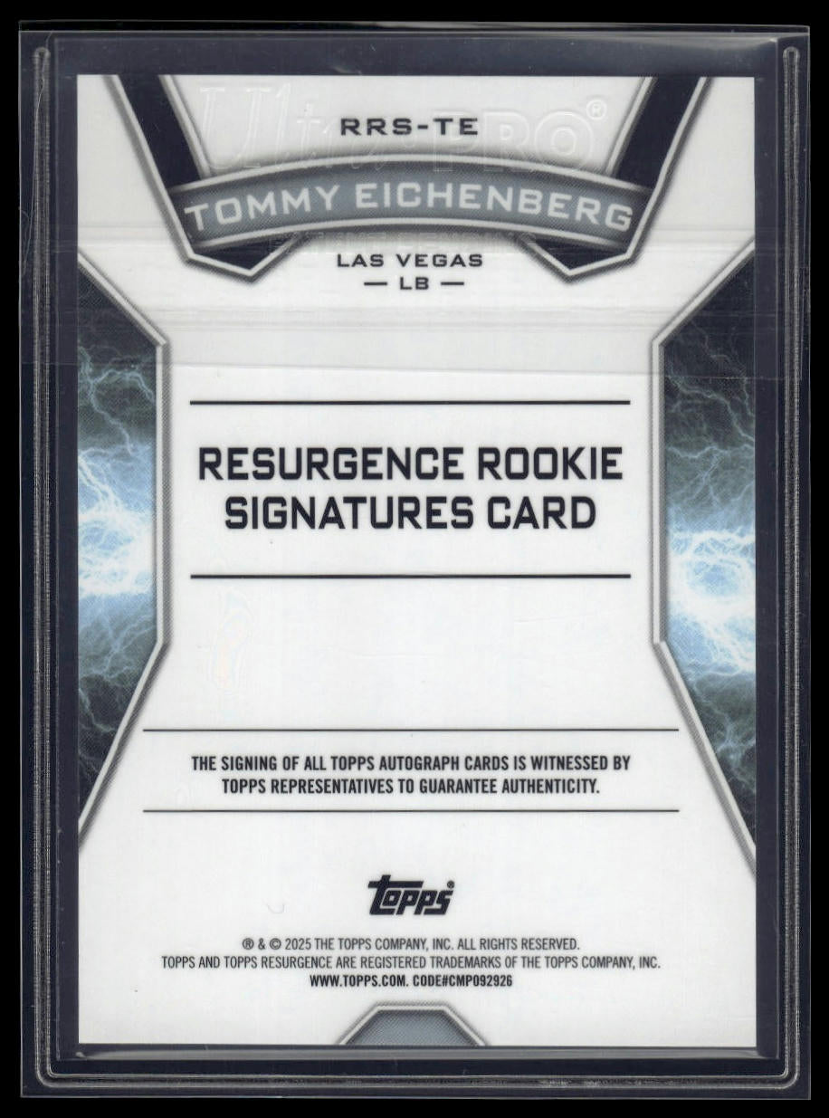 2024 Topps Resurgence #RRS-TE Tommy Eichenberg Resurgence Rookie Signatures
