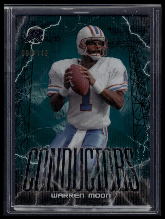 2024 Topps Resurgence #C-24 Warren Moon Conductors Teal Surge #/149