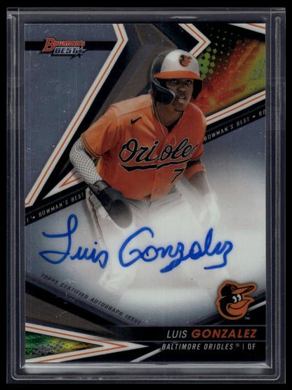2022 Bowman's Best #B22-LG Luis Gonzalez Best of 2022 Auto