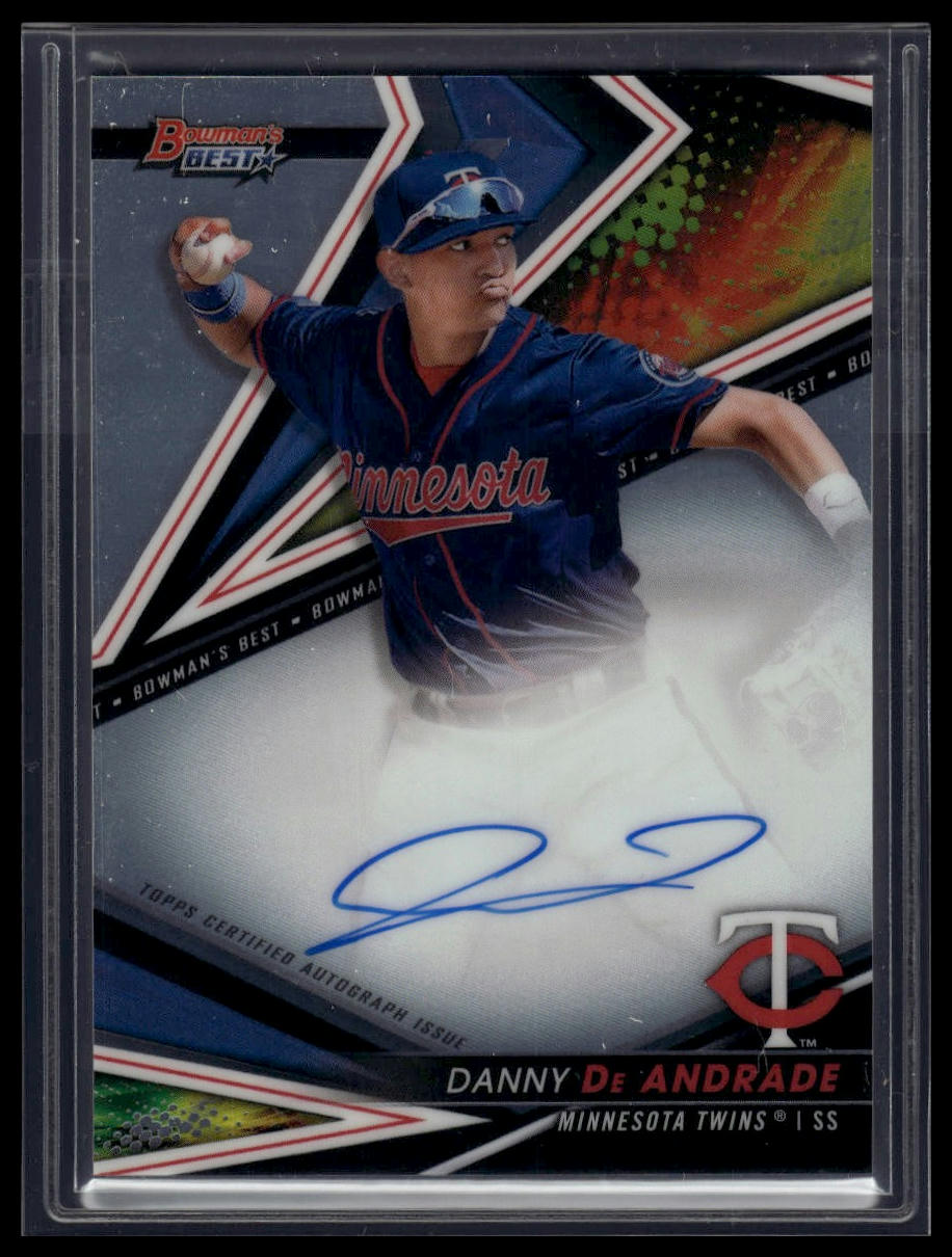 2022 Bowman's Best #B22-DD Danny De Andrade Best of 2022 Autographs Refractor
