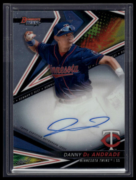 2022 Bowman's Best #B22-DD Danny De Andrade Best of 2022 Autographs Refractor