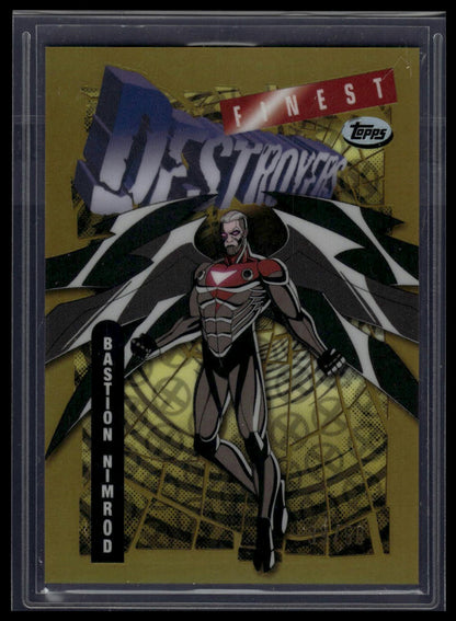 2025 Topps Finest X-Men '97 #74 Bastion Gold Refractor