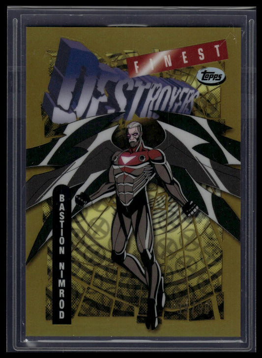 2025 Topps Finest X-Men '97 #74 Bastion Gold Refractor