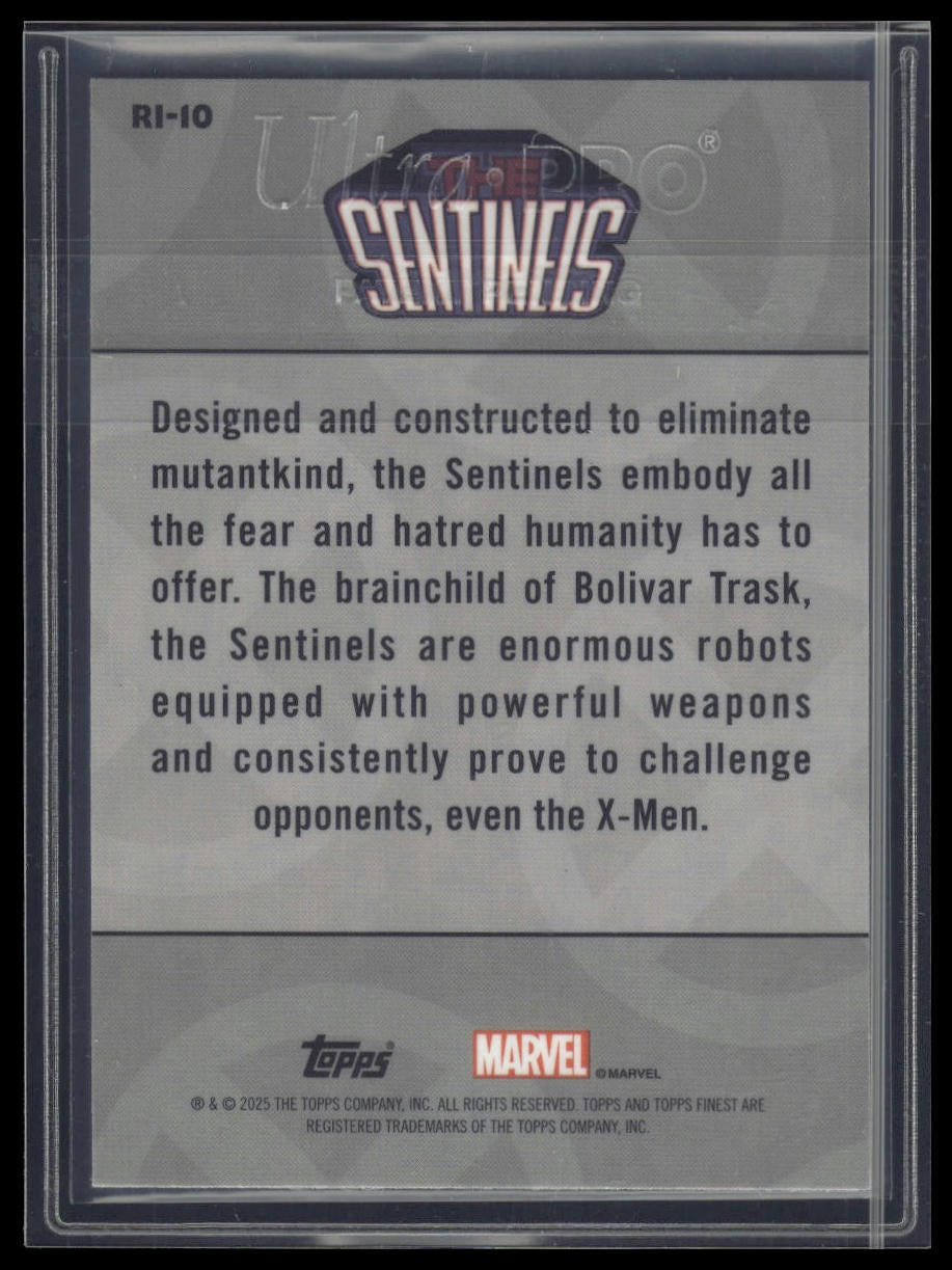 2025 Topps Finest X-Men '97 #RI-10 The Sentinels Remember It