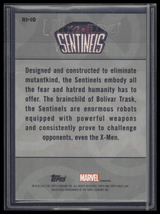 2025 Topps Finest X-Men '97 #RI-10 The Sentinels Remember It