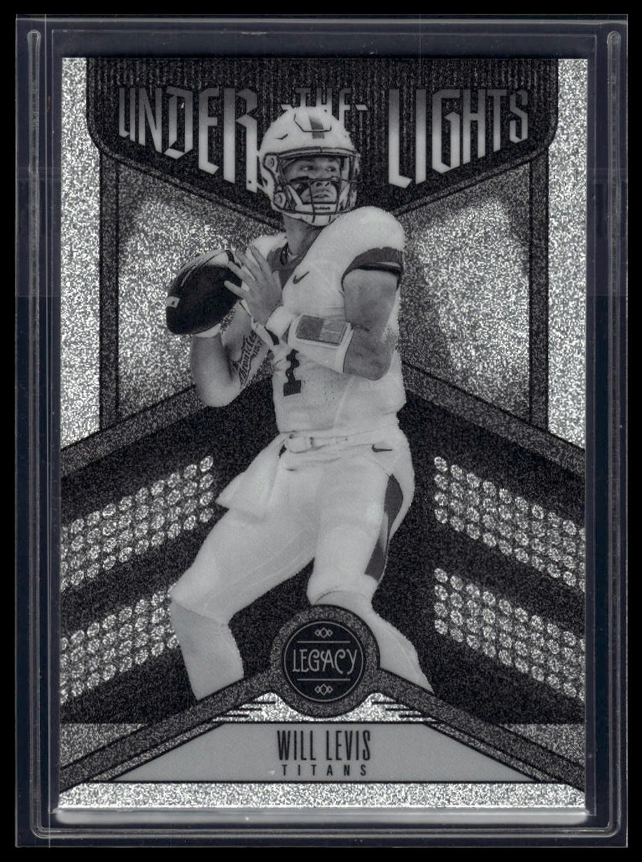 2023 Panini Legacy #UL-WLE Will Levis Under the Lights Black and White