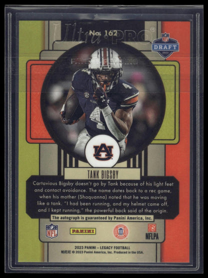 2023 Panini Legacy #162 Tank Bigsby Rookies Premium Penmanship Silver