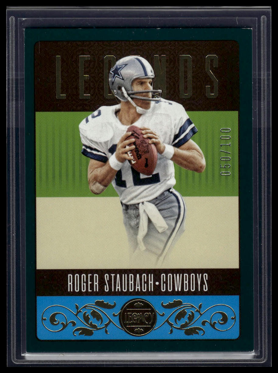 2023 Panini Legacy #143 Roger Staubach Green #/100