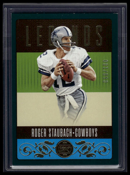 2023 Panini Legacy #143 Roger Staubach Green #/100