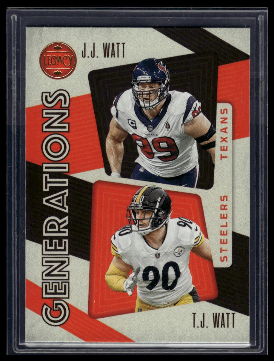 2023 Panini Legacy #GEN-8 J.J. Watt / T.J. Watt Generations