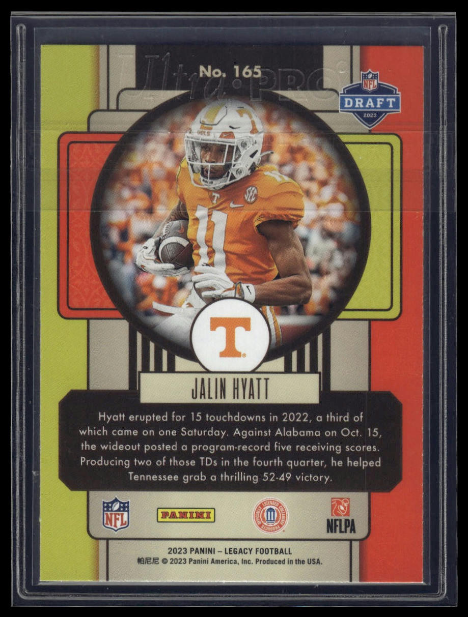 2023 Panini Legacy #165 Jalin Hyatt