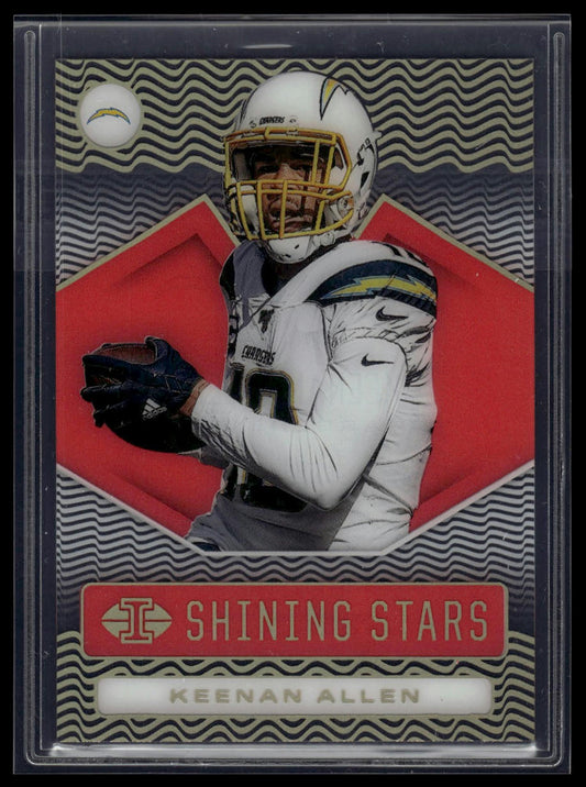 2020 Panini Illusions #SS17 Keenan Allen Shining Stars Pink #/399
