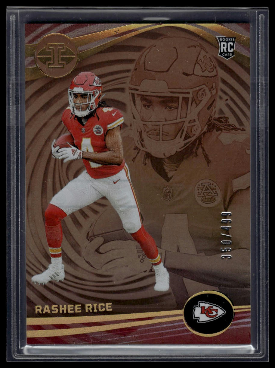 2023 Panini Illusions #56 Rashee Rice Bronze Trophy Collection #/499