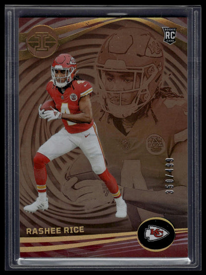 2023 Panini Illusions #56 Rashee Rice Bronze Trophy Collection #/499