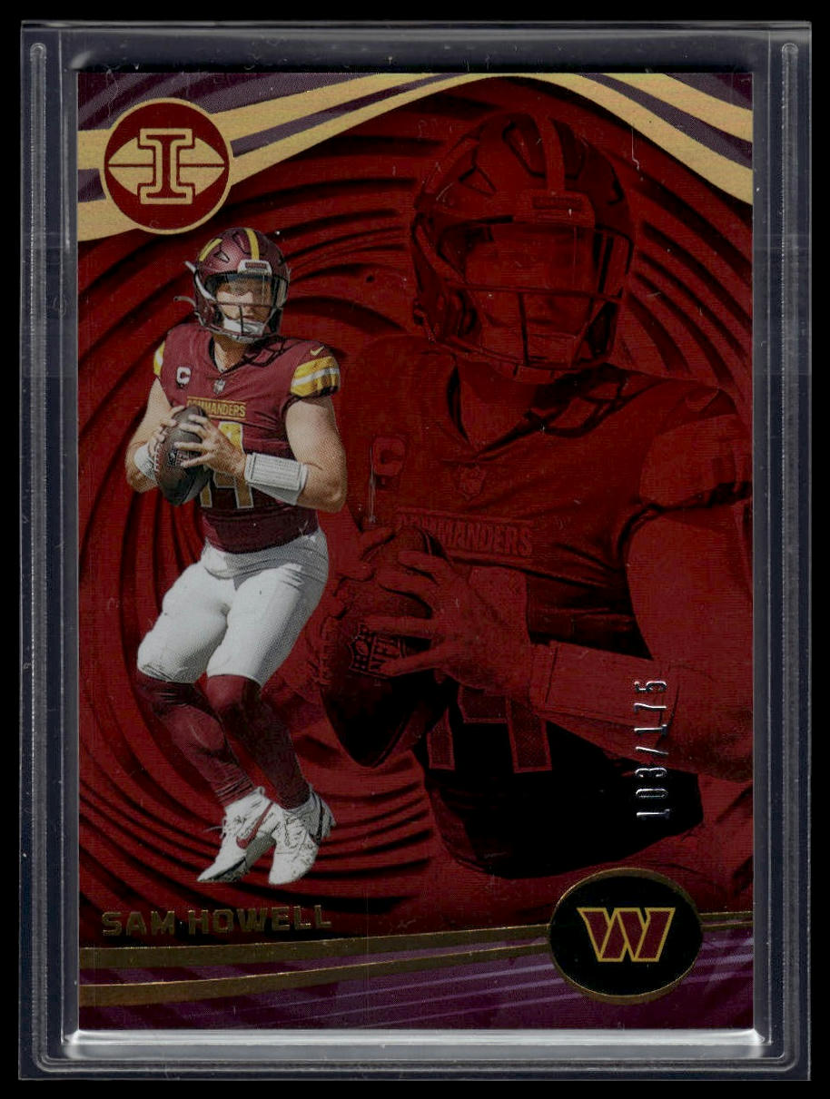 2023 Panini Illusions #96 Sam Howell Red Trophy Collection #/175
