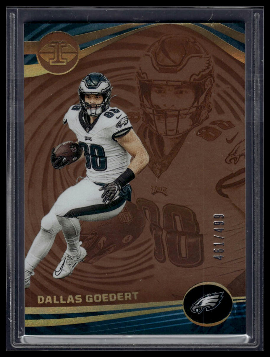 2023 Panini Illusions #86 Dallas Goedert Bronze Trophy Collection #/499