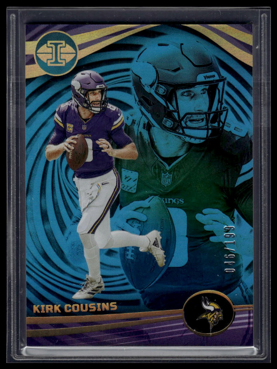 2023 Panini Illusions #71 Kirk Cousins Light Blue Trophy Collection #/199