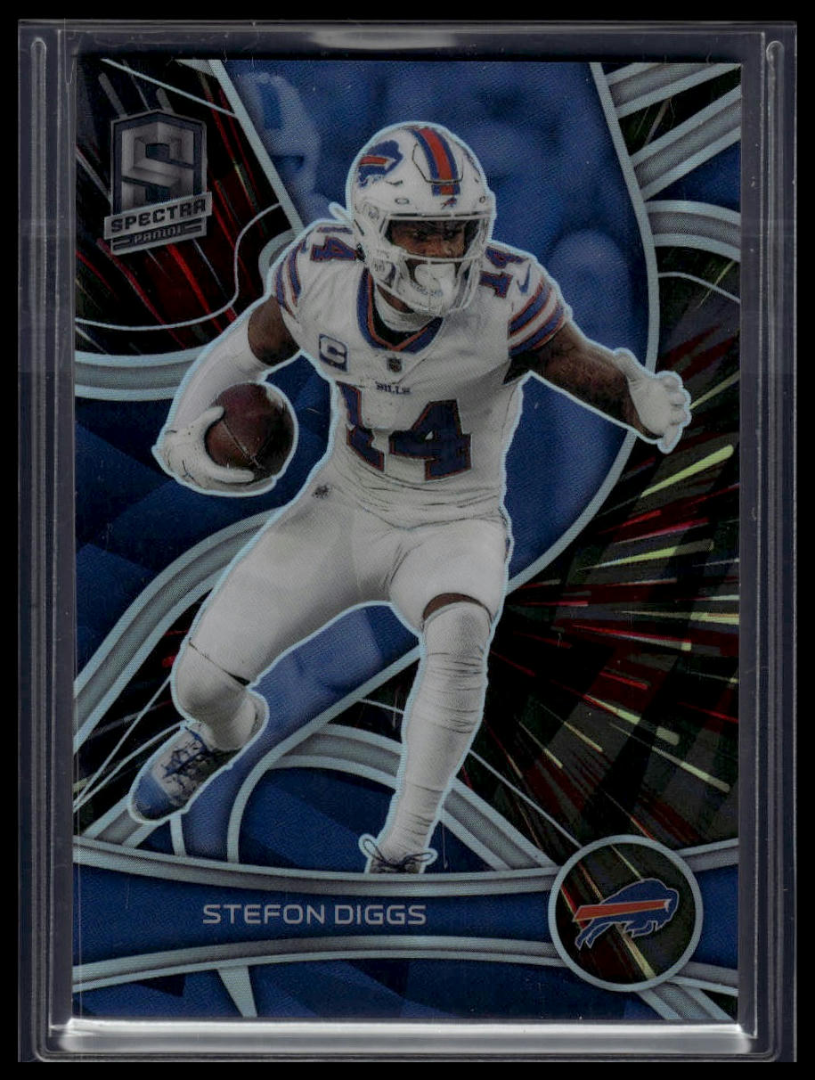 2022 Panini Spectra #12 Stefon Diggs Hyper #/75