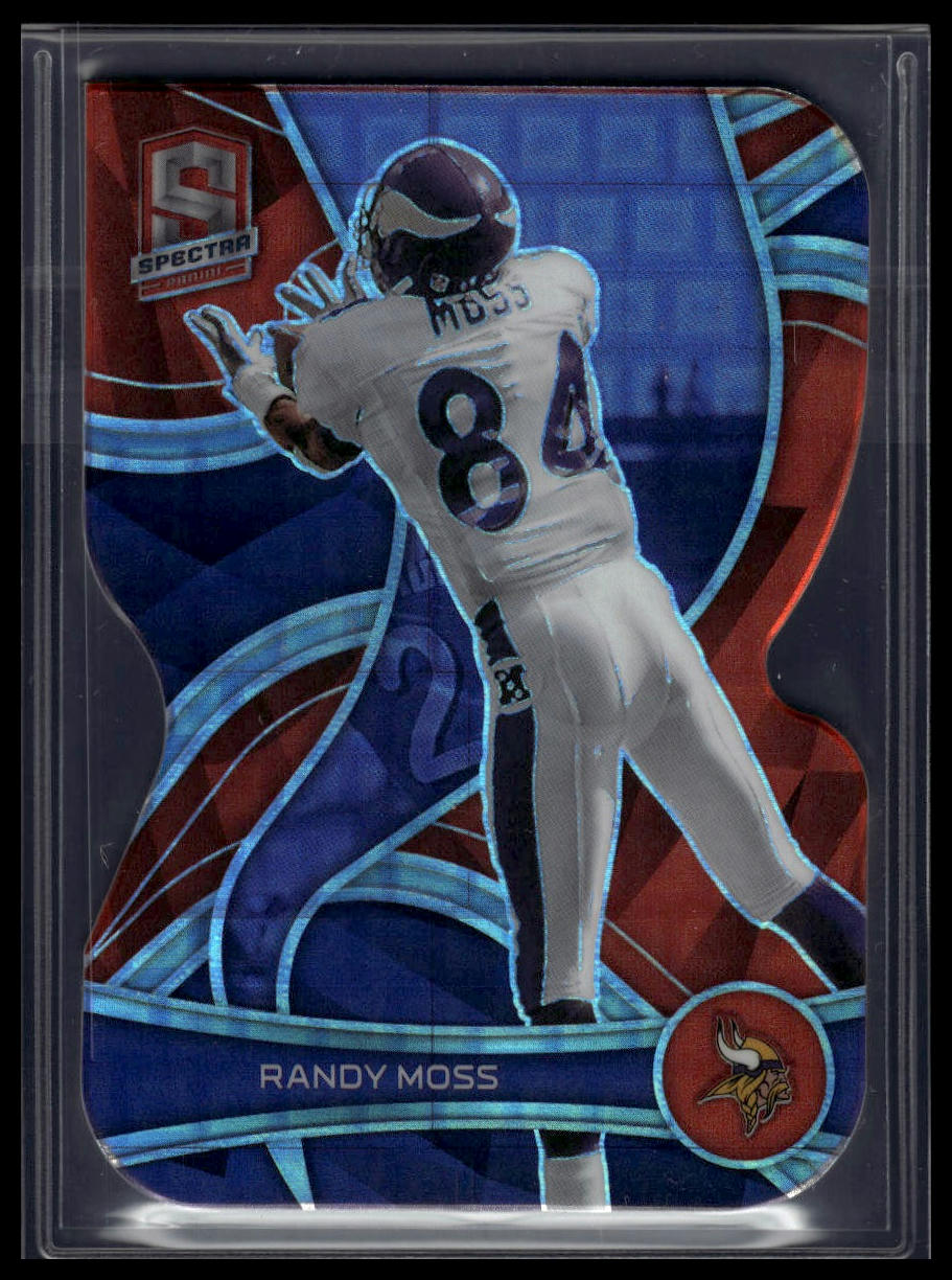 2022 Panini Spectra #119 Randy Moss Neon Orange Die Cut #/15