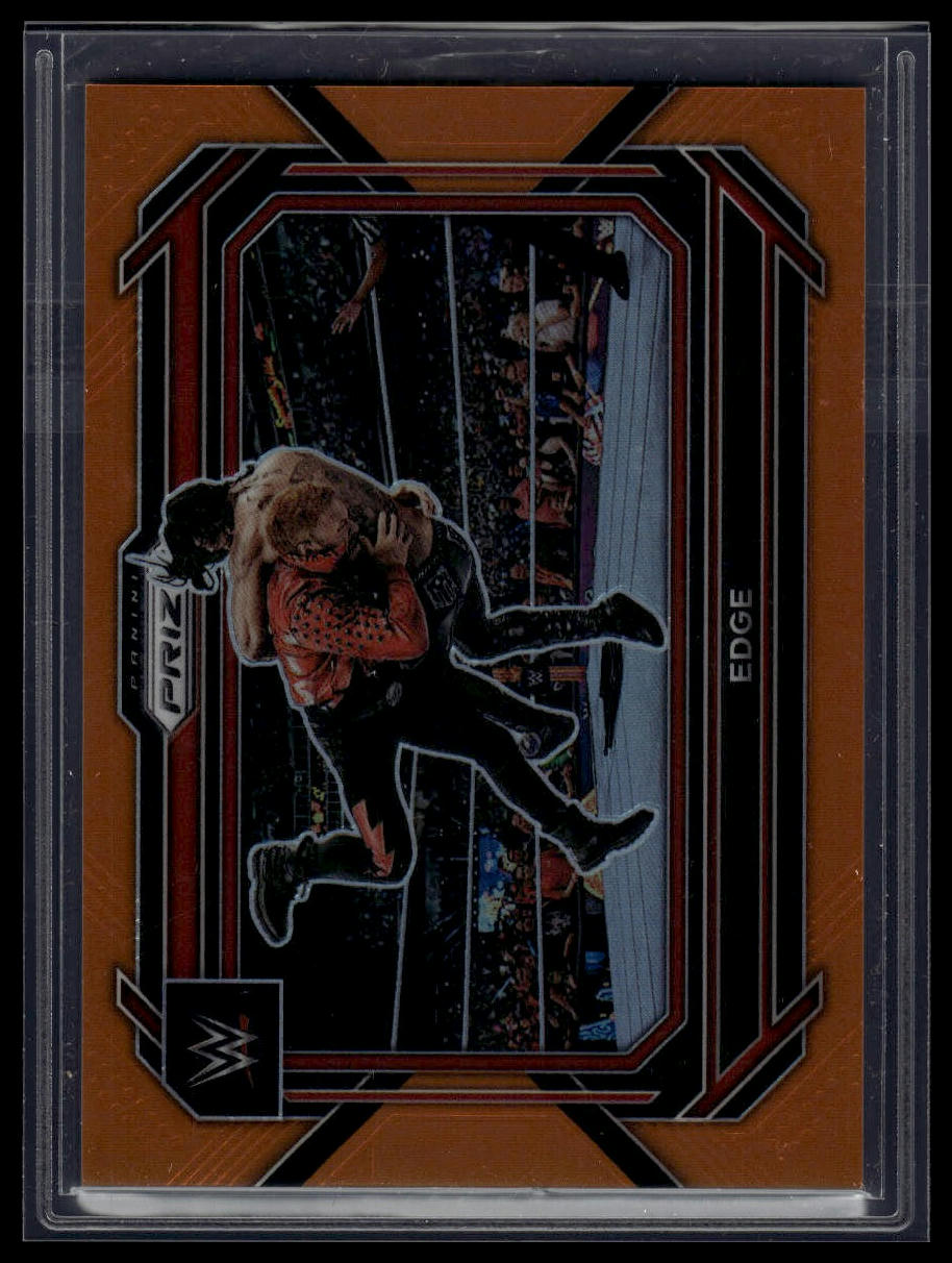 2023 Panini Prizm WWE #100 Edge Orange #/99