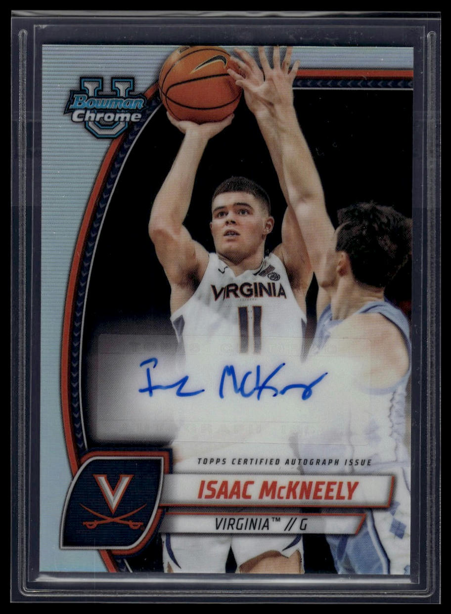 2024-25 Bowman University Chrome #91 Isaac McKneely Prospects Autographs