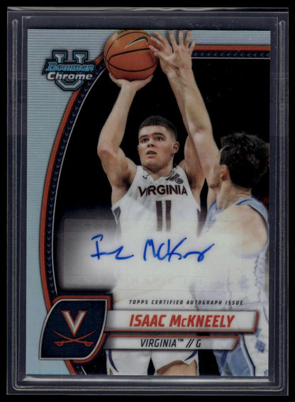 2024-25 Bowman University Chrome #91 Isaac McKneely Prospects Autographs