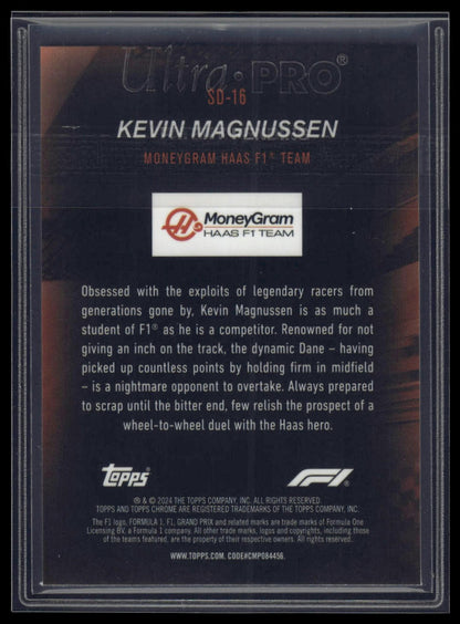 2024 Topps Chrome Formula 1 #SD-16 Kevin Magnussen Speed Demons