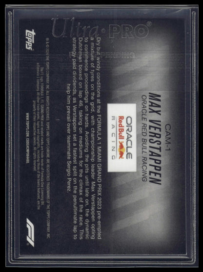 2024 Topps Chrome Formula 1 #CAM-1 Max Verstappen Camber