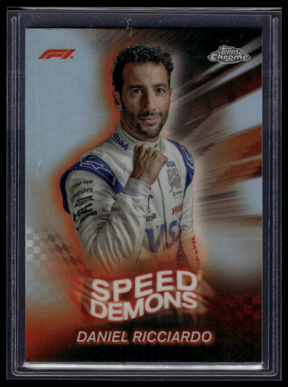 2024 Topps Chrome Formula 1 #SD-18 Daniel Ricciardo Speed Demons