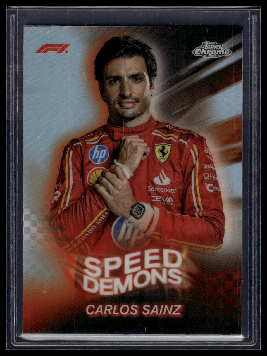2024 Topps Chrome Formula 1 #SD-4 Carlos Sainz Speed Demons