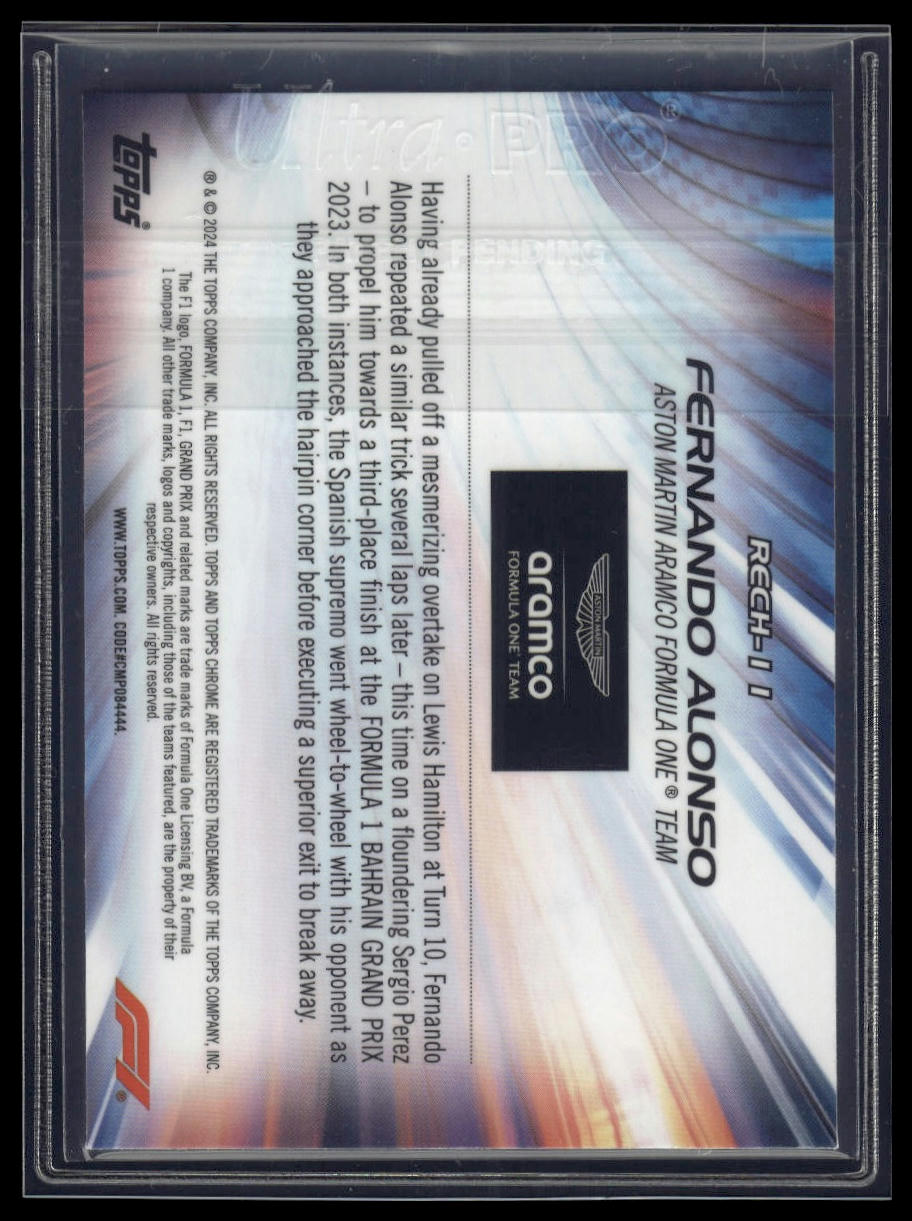 2024 Topps Chrome Formula 1 #RECH-11 Fernando Alonso Re-Charged