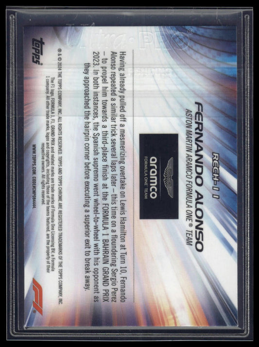 2024 Topps Chrome Formula 1 #RECH-11 Fernando Alonso Re-Charged