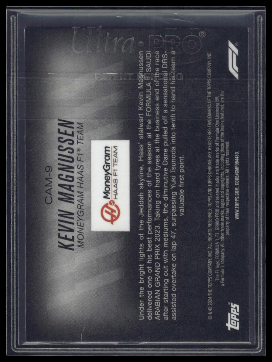 2024 Topps Chrome Formula 1 #CAM-9 Kevin Magnussen Camber