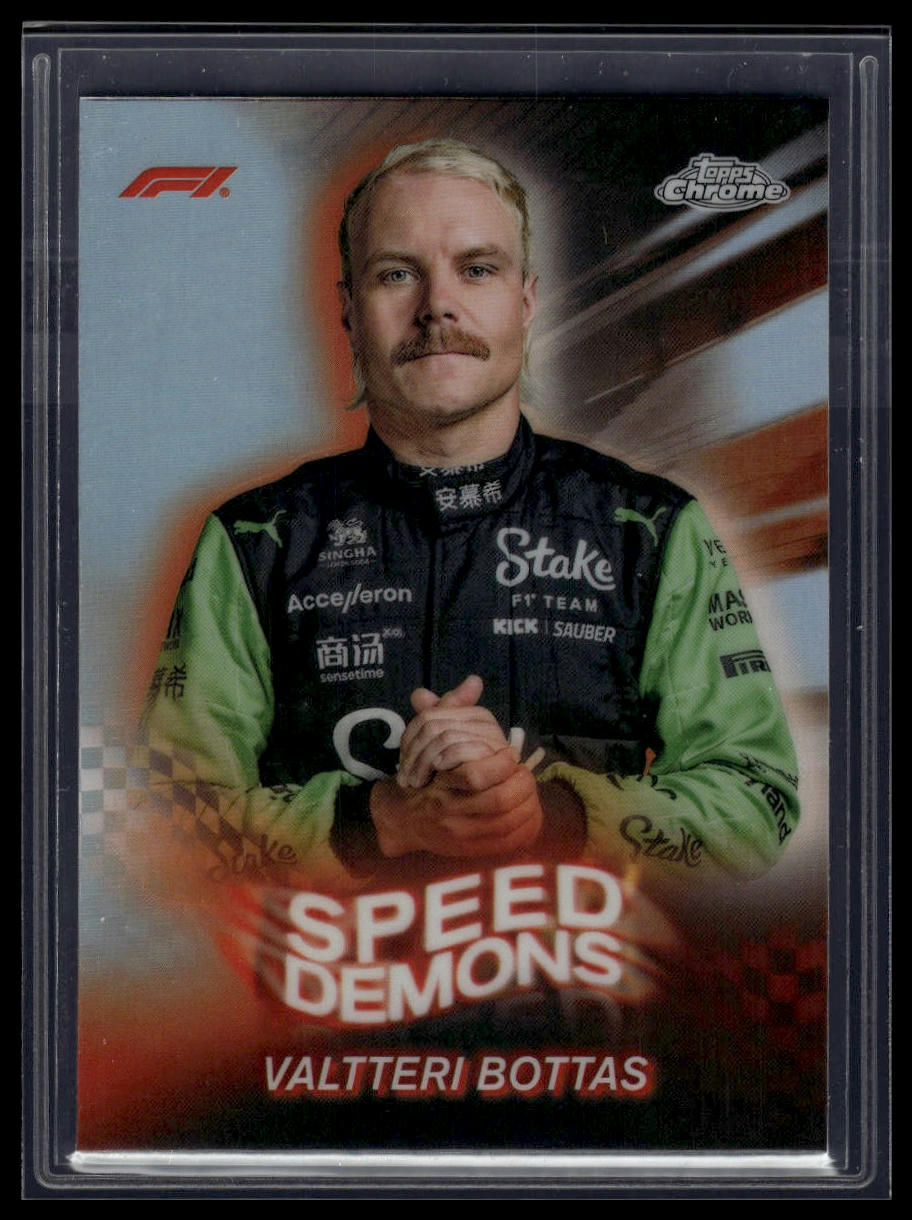 2024 Topps Chrome Formula 1 #SD-13 Valtteri Bottas Speed Demons