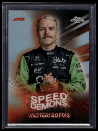 2024 Topps Chrome Formula 1 #SD-13 Valtteri Bottas Speed Demons