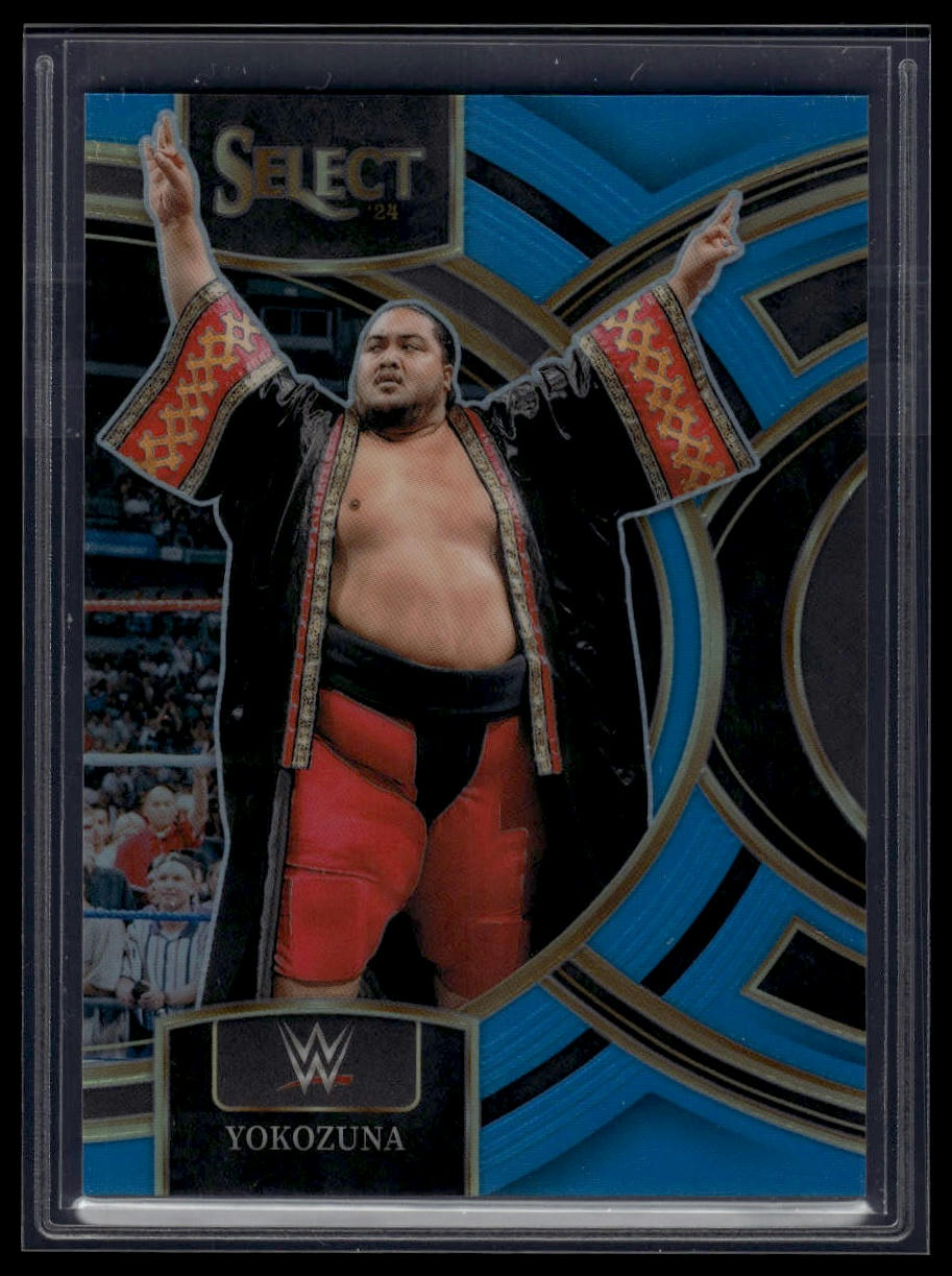 2024 Panini Select WWE #188 Yokozuna Blue Prizms #/199