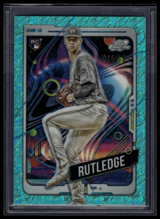 2024 Topps Chrome Cosmic #172 Jackson Rutledge Nucleus Refractors
