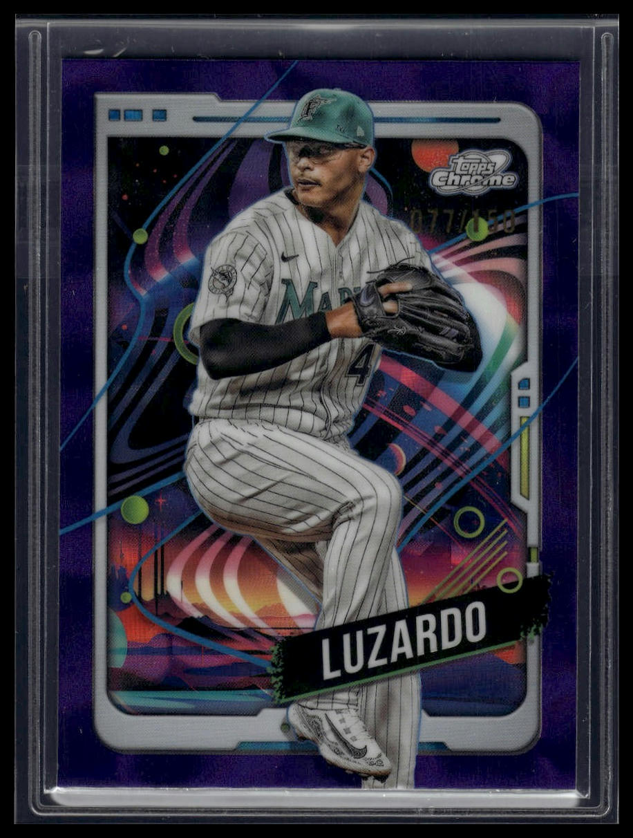2024 Topps Chrome Cosmic #72 Jesús Luzardo Purple /150