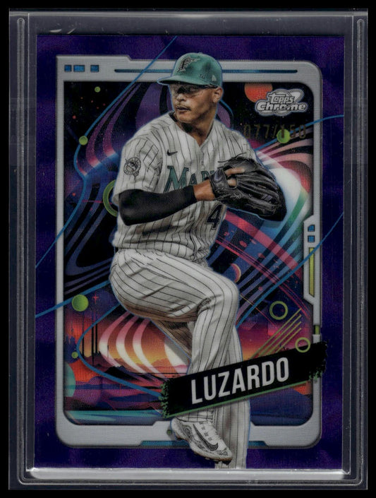 2024 Topps Chrome Cosmic #72 Jesús Luzardo Purple /150