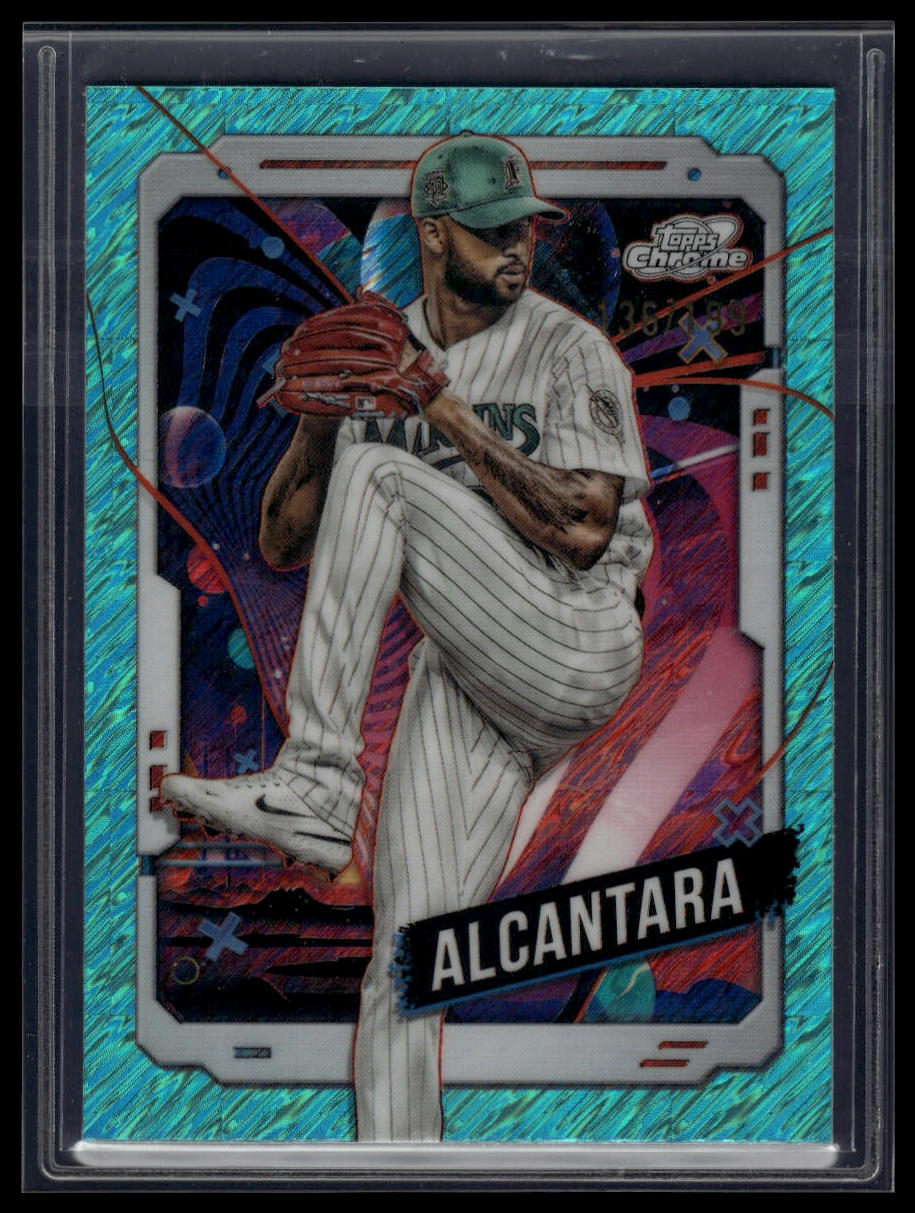 2024 Topps Chrome Cosmic #134 Sandy Alcantara Nucleus Refractors