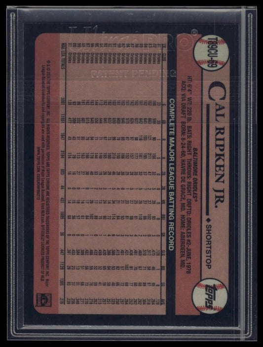 2024 Topps Update Cal Ripken Jr. 1989 Topps Baseball 35th Anniversary Chrome