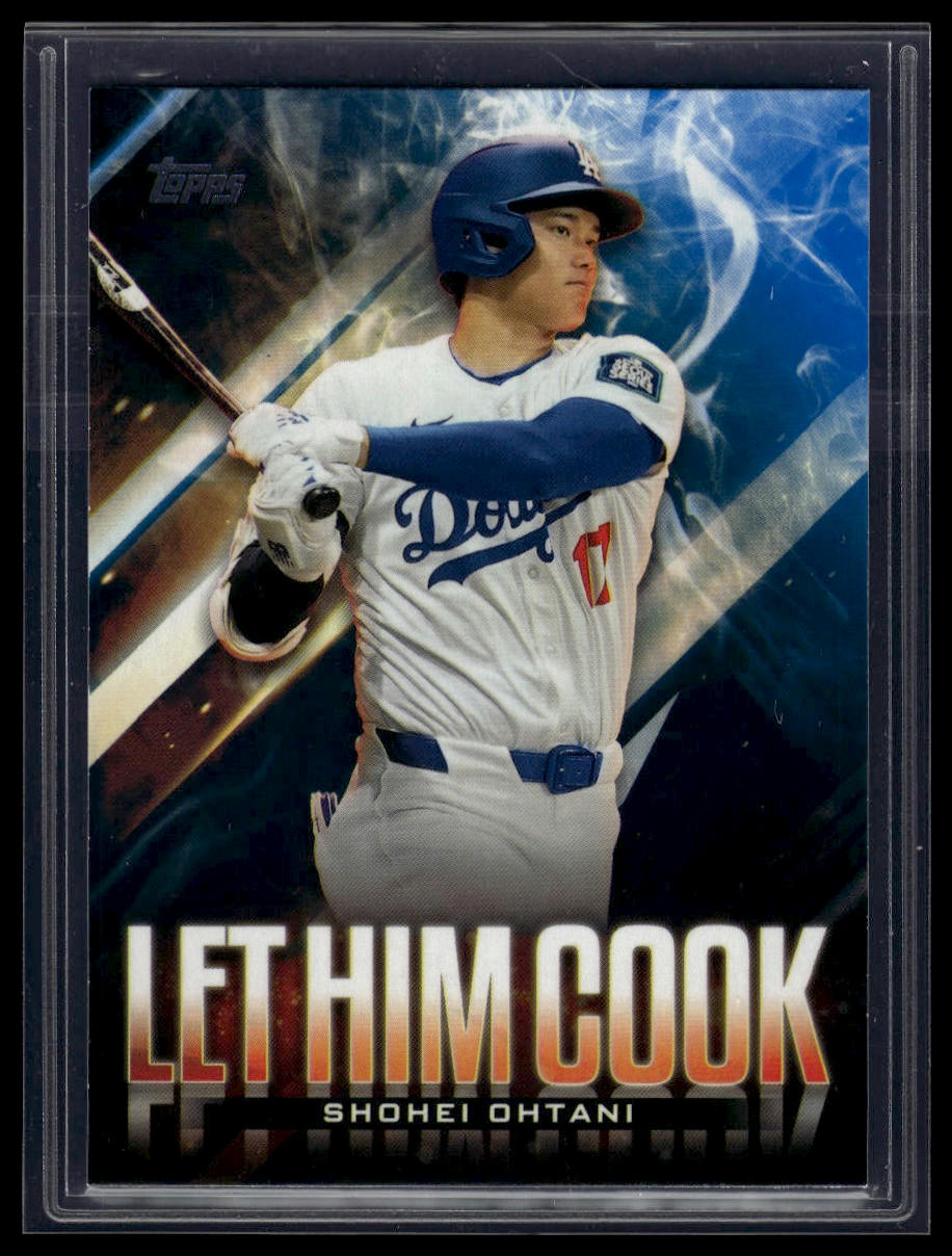 2024 Topps Update #LHC-1 Shohei Ohtani Let Him Cook Blue