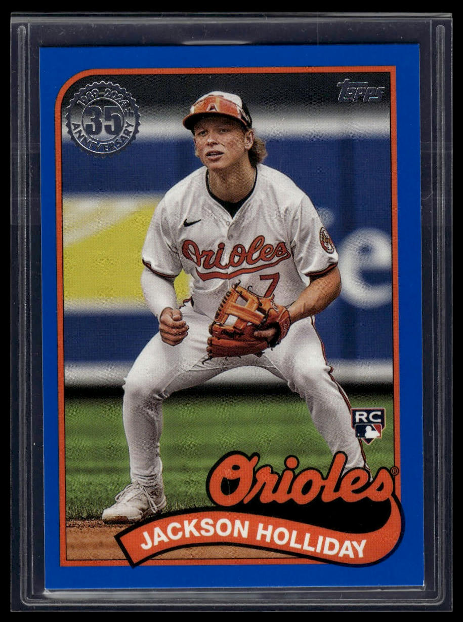 2024 Topps Update Jackson Holliday 1989 Topps 35th Anniversary Blue