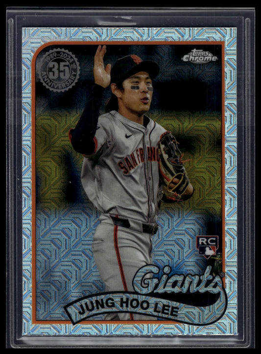 2024 Topps Update Jung Hoo Lee 1989 Topps Baseball 35th Anniversary Chrome
