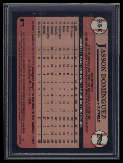 2024 Topps Update Jasson Domínguez 1989 Topps Baseball 35th Anniversary