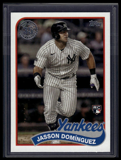2024 Topps Update Jasson Domínguez 1989 Topps Baseball 35th Anniversary