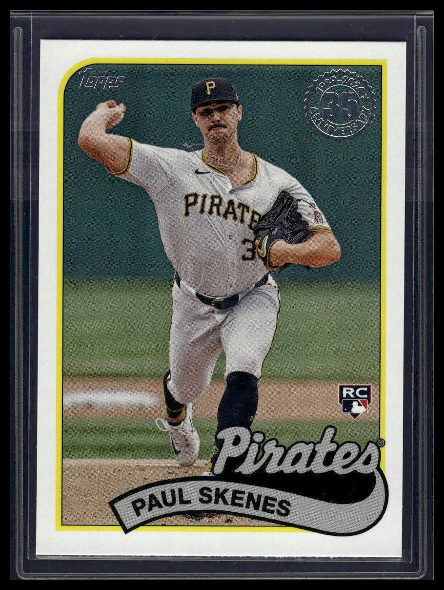 2024 Topps Update #89US-46 Paul Skenes 1989 Topps Baseball 35th Anniversary