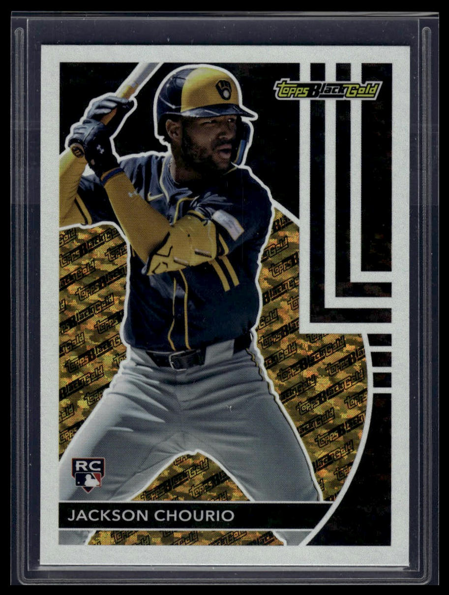 2024 Topps Update #BG-25 Jackson Chourio Topps Black Gold