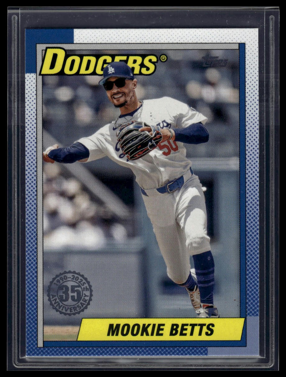 2025 Topps Mookie Betts 1990 Topps Baseball 35th Anniversary (Series One)